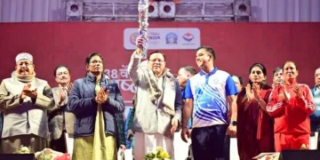 शुभंकर की भव्य लॉन्चिंग, योग और मलखंभ भी बना नेशनल गेम्स का हिस्सा