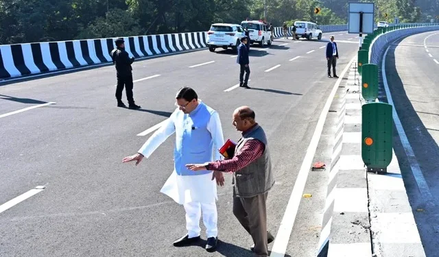 सीएम ने किया दिल्ली-देहरादून, एक्सप्रेस वे का निरीक्षण