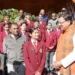 सैनिक स्कूल के छात्रों ने की सीएम से भेंट