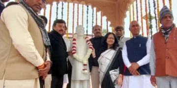 अहीरवाल क्षेत्र के पहले विधायक बाबू मोहर सिंह के स्मारक का लोकार्पण
