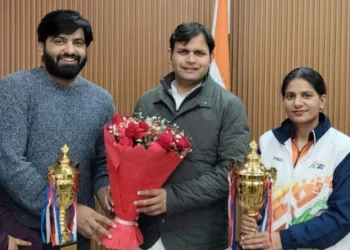 खेल मंत्री ने दी बास्केटबॉल की विजेता टीमों को बधाई