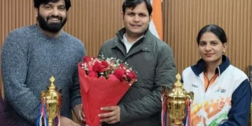 खेल मंत्री ने दी बास्केटबॉल की विजेता टीमों को बधाई