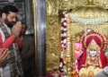 नववर्ष पर सीएम ने की माता मनसा देवी मंदिर में पूजा