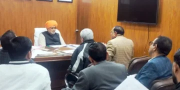 पशुपालन मंत्री ने अधिकारियों से की बजट पूर्व चर्चा