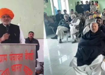 मंत्री राणा ने किया रादौर विधानसभा क्षेत्र के गांवों का दौरा