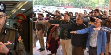 राष्ट्रीय मतदाता दिवस’ के उपलक्ष्य में पुलिस मुख्यालय में शपथ ग्रहण समारोह आयोजित