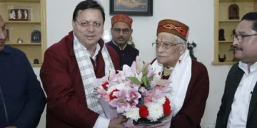 सीएम धामी ने की डॉ. जोशी से मुलाकात