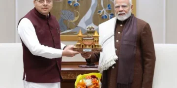 सीएम धामी ने की पीएम मोदी से मुलाकात
