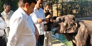 मंत्री राव नरबीर ने किया महाराष्ट्र में वन्यजीव रेस्क्यू सेंटर का दौरा