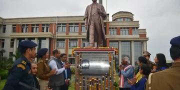 राज्यपाल ने किया डॉ. आंबेडकर की प्रतिमा का लोकार्पण