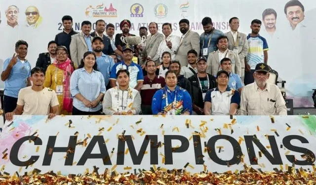 राष्ट्रीय पैरा एथलेटिक चैंपियनशिप में भी हरियाणा बना चैंपियन