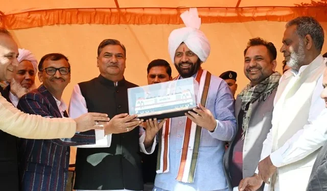 रेल मार्ग बनने से मेवात में बढ़ेगा विकास - सैनी