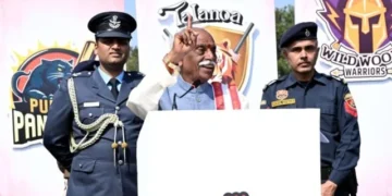 रोजाना एक घंटा मैदान में रहने वाला हमेशा रहता है स्वस्थ - राज्यपाल