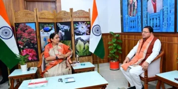 विधानसभा अध्यक्ष से मिले सीएम धामी