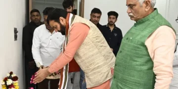 सैनी ने किया पूर्व मंत्री ग्रोवर की मामी के निधन पर शोक प्रकट