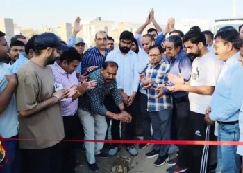 टांगरी बांध रोड को चौड़ा करने का कार्य प्रारंभ