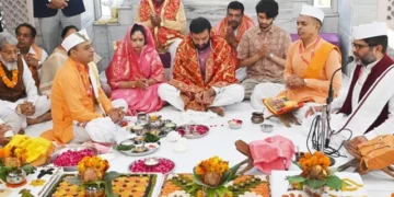सीएम पहुंचे मनसा देवी मंदिर