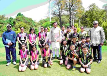 मुख्यमंत्री आवास में हुई मुलाकात, खिलाड़ियों को मिली मुख्यमंत्री की शुभकामनाएं