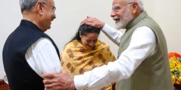मंत्री आरती सिंह राव ने प्रधानमंत्री से की मुलाक़ात