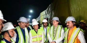 मुख्यमंत्री की मौजूदगी में सिल्क्यारा टनल हुई ब्रेकथ्रू