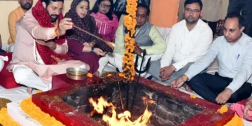 मुख्यमंत्री ने श्री काली माता मंदिर में की पूजा अर्चना