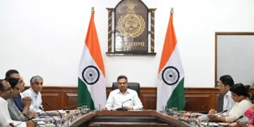 मुख्य सचिव रस्तोगी ने वीडियो कॉन्फ्रेंसिंग में लिया हिस्सा