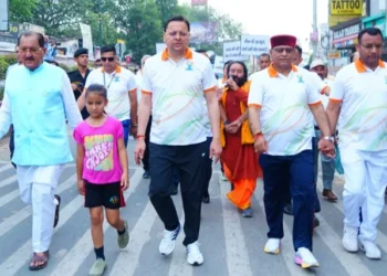 'रन फॉर योग' कार्यक्रम का आयोजन, सीएम धामी रहे मुख्य अतिथि