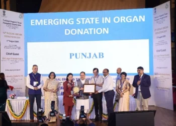 अंगदान और प्रत्यारोपण के लिए पंजाब को मिला 'उभरते राज्य' का खिताब