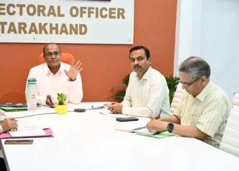 मुख्य निर्वाचन अधिकारी ने चुनावी व्यवस्था पर चर्चा की