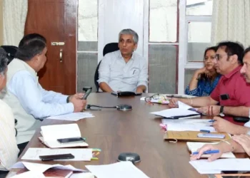 लोक निर्माण विभाग के कार्यों की ACS राजपाल ने ली जानकारी