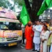 अम्बेडकर समाज कल्याण शिविर रथ को हरी झंडी