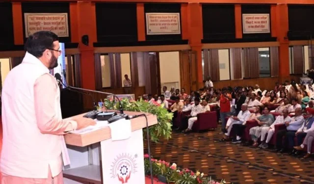 लघु उद्योग भारती अधिवेशन को सीएम सैनी ने किया संबोधित