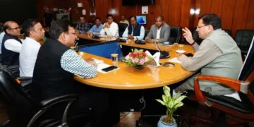 केंद्रीय टीम ने मुख्यमंत्री को दी नुकसान के प्रारंभिक आंकड़ों की जानकारी