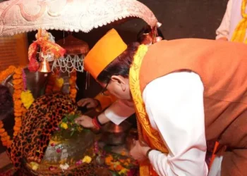 अल्मोड़ा स्थित जागेश्वर धाम में धामी ने की विधिवत पूजा