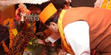 अल्मोड़ा स्थित जागेश्वर धाम में धामी ने की विधिवत पूजा