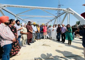 बिजली एवं उद्योग मंत्री संजीव अरोड़ा ने किया सिद्धवां नहर पुल का लोकार्पण