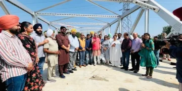 बिजली एवं उद्योग मंत्री संजीव अरोड़ा ने किया सिद्धवां नहर पुल का लोकार्पण