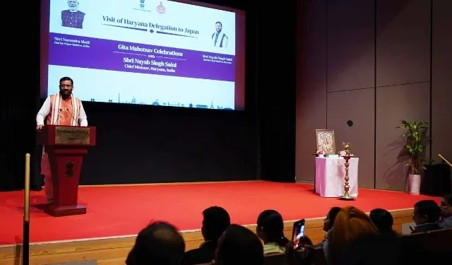 सीएम नायब सैनी ने जापान में फहराया सनातन संस्कृति का परचम