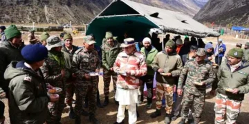 सीमांत क्षेत्र मिलम में सीएम धामी ने जवानों से की मुलाकात