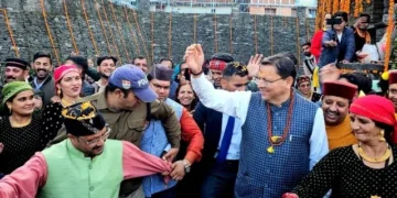 लाखामंडल दौरे पर सीएम धामी, शांति और समृद्धि के लिए प्रार्थना