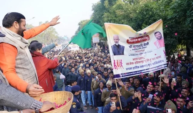 अटल बिहारी वाजपेयी की स्मृति में हरियाणा पुलिस की दौड़ को सीएम सैनी ने रवाना किया