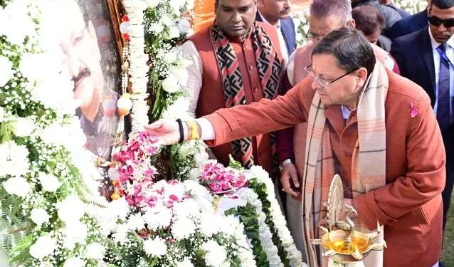 उमेश अग्रवाल का जीवन समाज और राष्ट्र को समर्पित सीएम धामी