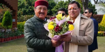 नववर्ष अवसर पर सीएम धामी से मिले शासन-प्रशासन व पुलिस के वरिष्ठ अधिकारी
