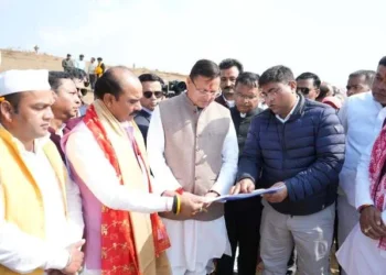 चम्पावत में बन रहे प्रथम महिला स्पोर्ट्स कॉलेज का स्थलीय निरीक्षण