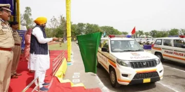 जमीनी पुलिसिंग मजबूत करने के लिए 508 इमरजेंसी वाहन लॉन्च