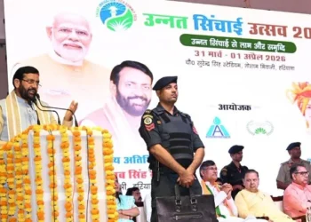 तोशाम में सिंचाई उत्सव के दौरान कई परियोजनाओं का शुभारंभ