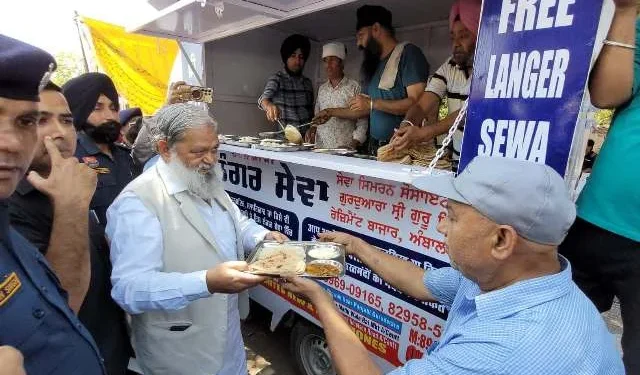 धार्मिक सेवा कार्यों से समाज में एकता और सेवा भावना मजबूत अनिल विज