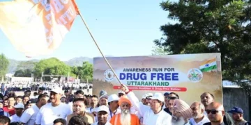 नशामुक्त उत्तराखंड के लिए हजारों युवाओं के साथ सीएम धामी ने दिखाई रैली को हरी झंडी