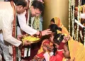 धार्मिक आयोजन में सीएम धामी ने पूजा-अर्चना कर आशीर्वाद लिया