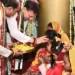 धार्मिक आयोजन में सीएम धामी ने पूजा-अर्चना कर आशीर्वाद लिया